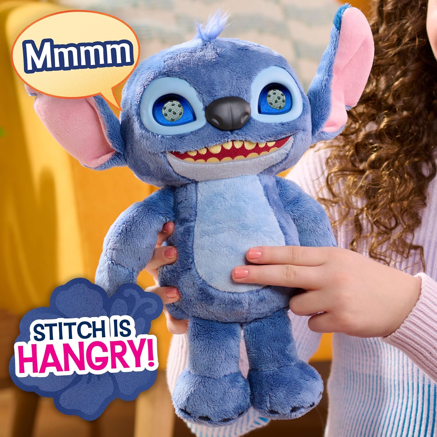 Disney Many Moods Stitch With LCD Eyes & 50+ Sound & Effects